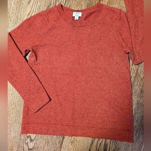 J. Crew Teddie Sweater In Rust Color S
